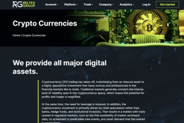 Reltex Group Reviews: Unveiling Cryptocurrency Options Trading [reltexg.com]