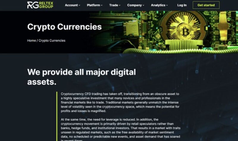 Reltex Group Reviews: Unveiling Cryptocurrency Options Trading [reltexg.com]