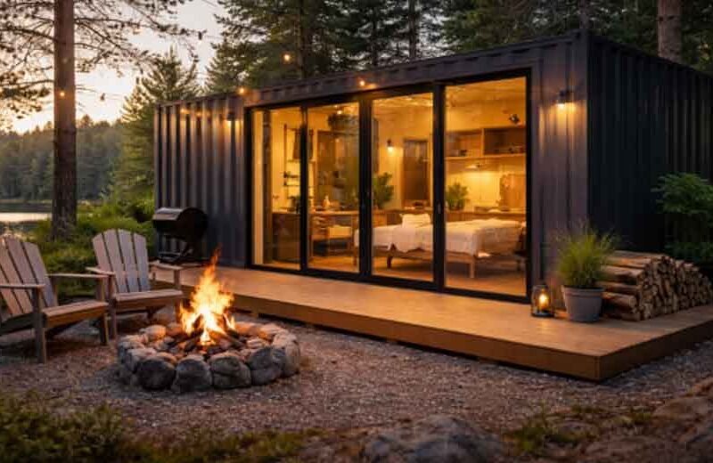 How a Shipping Container Can Become Your Weekend Getaway Cabin ...