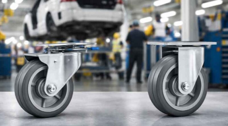 Swivel Casters vs. Fixed Casters: Which Works Best in Automotive Assembly Lines?