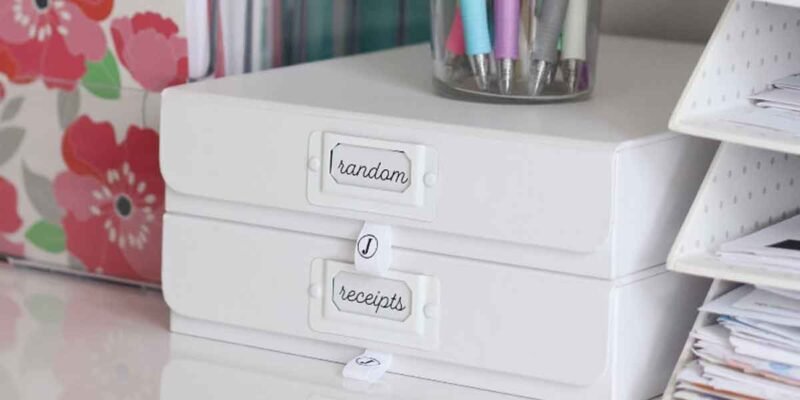 Simplify Paperwork Storage in Your Workspace