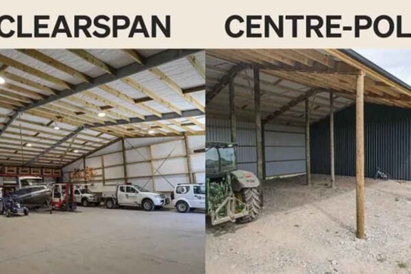 Clearspan vs. Centrepole : Choosing the Right Design for Large Farm Sheds